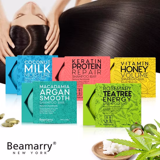 Fabricado na China Produtos OEM feitos à mão Leite de Coco Natural Umidade/Mel Voluming/Reparação de Queratina/Óleo de Argan Suave/Tea Tree Anti